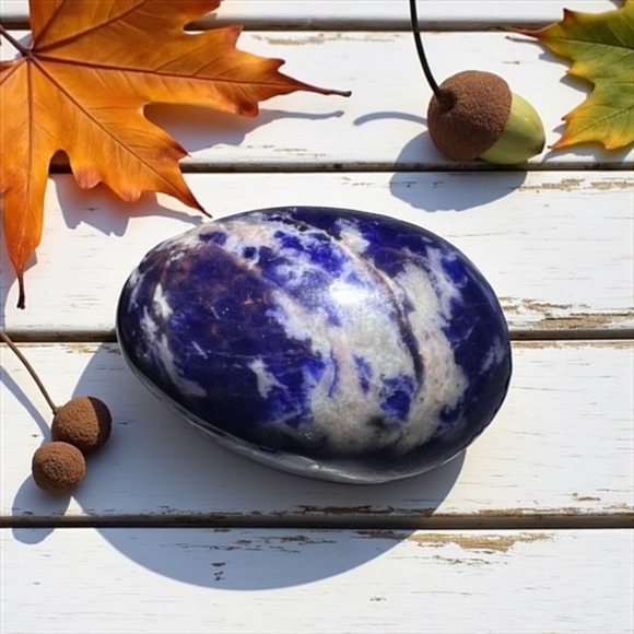 No Brand Other - Sodalite Crystal Egg Meditation Stone
